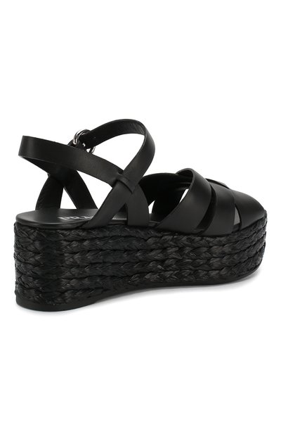 Кожаные босоножки PRADA, арт. 1XZ680-3KYE-F0002-065, фото 3