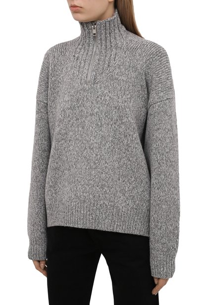 Шерстяной свитер ALEXANDER WANG серого цвета по цене 97900 руб., арт. 1KC4211005, фото 3 Шерстяной свитер ALEXANDER WANG, арт. 1KC4211005, фото 3