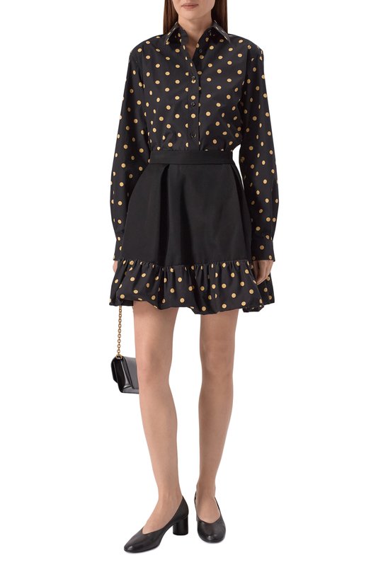 Хлопковая рубашка Moschino A0210/5455 Чёрный  A0210/5455 Фото 2