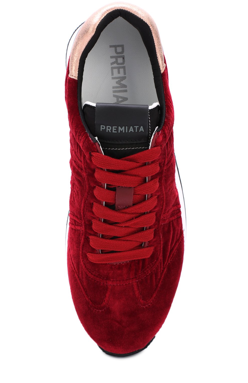 Бархатные кроссовки conny на шнуровке PREMIATA, арт. C0NNY/VAR2581, фото 5