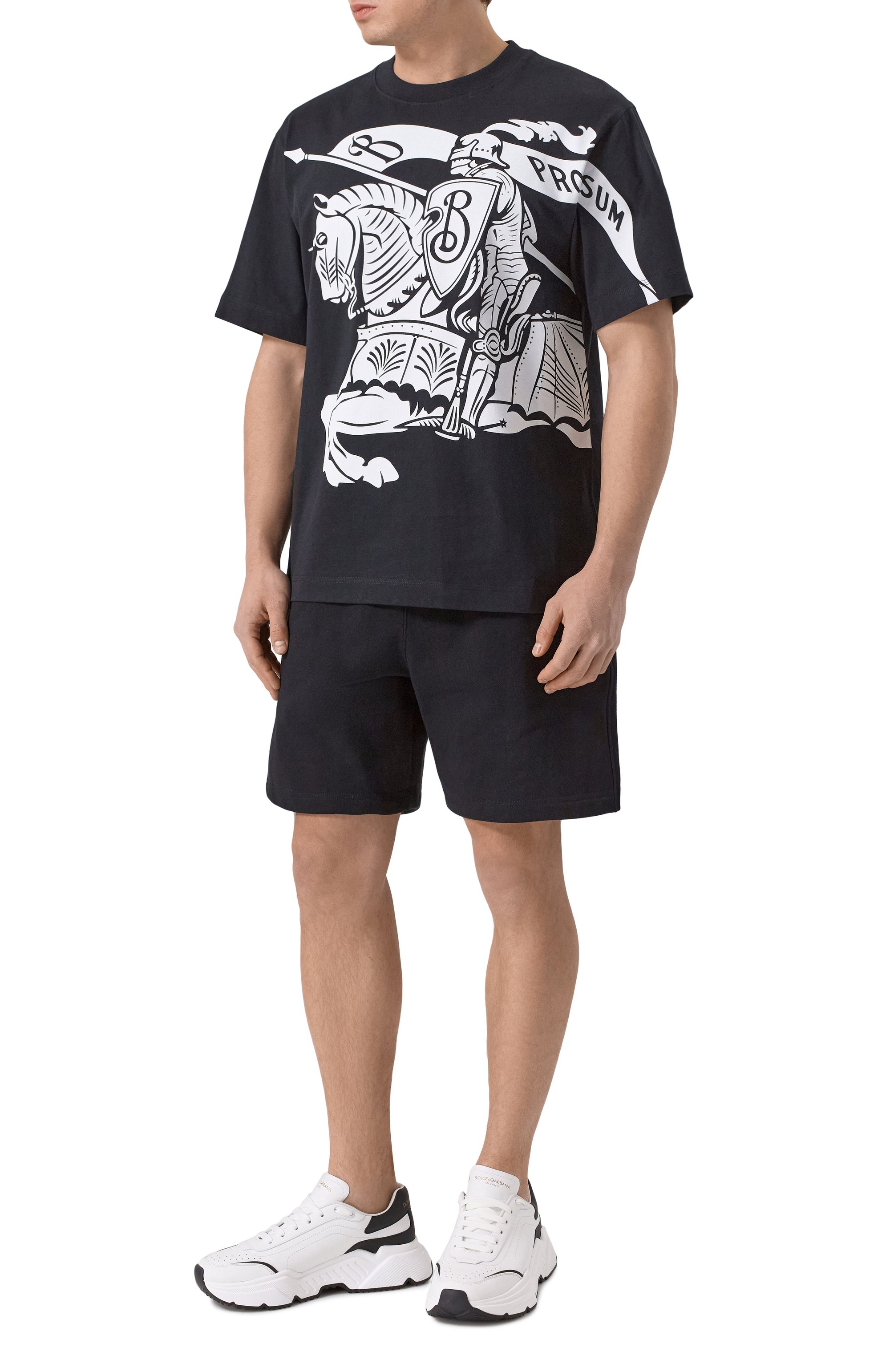 Хлопковая футболка BURBERRY, арт. 8095058, фото 2