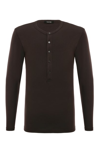 Мужская хлопковый лонгслив TOM FORD, арт. T4M15104/204