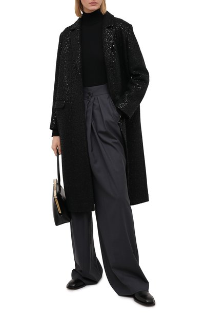 Пальто с пайетками SEVEN LAB, арт. CM20-K04/2black brilliant, фото 2