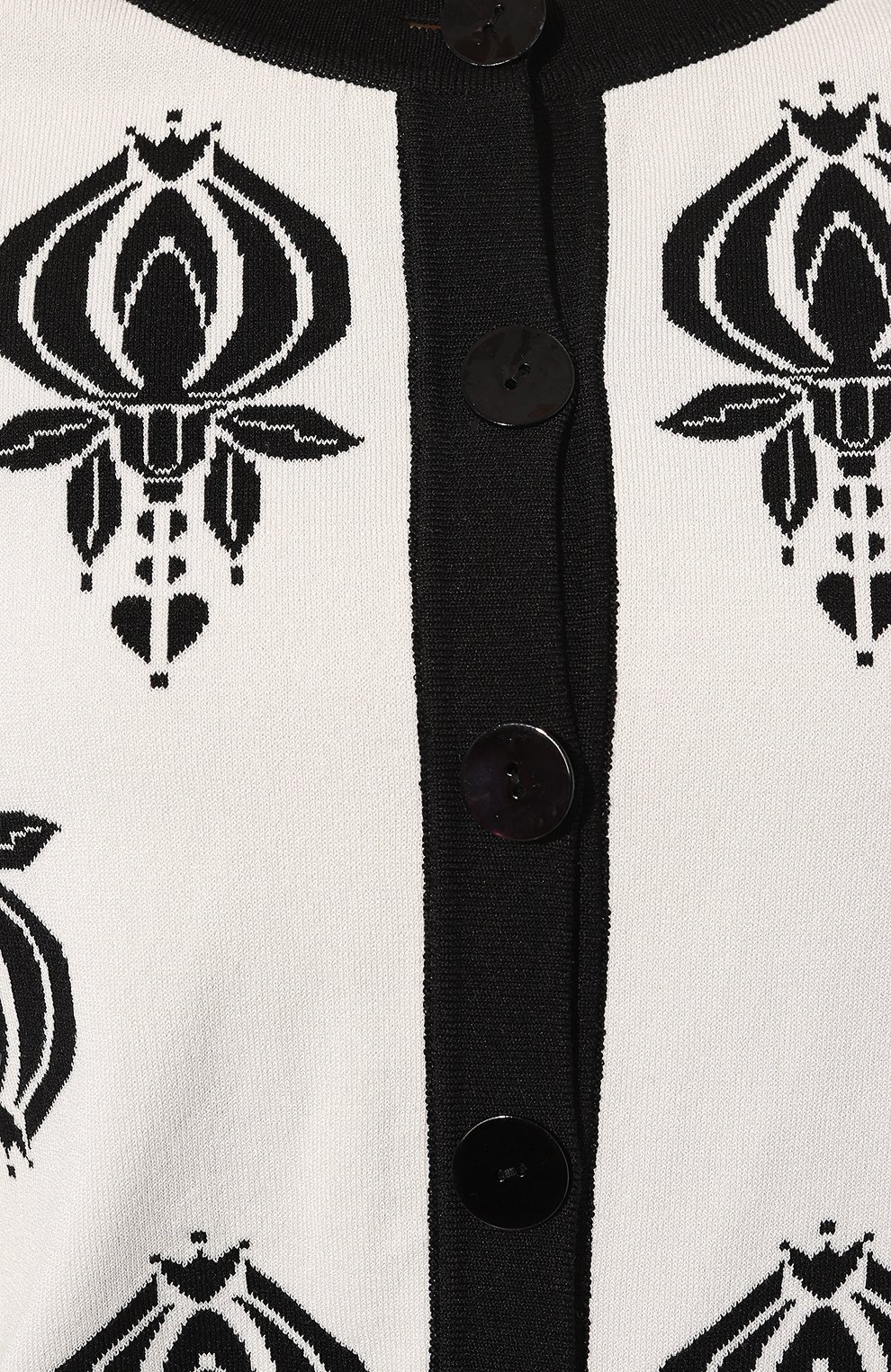 Двусторонний кардиган FREEAGE черно-белого цвета по цене 64000 руб., арт. S23.JK042M.6070.111, фото 5 Двусторонний кардиган FREEAGE, арт. S23.JK042M.6070.111, фото 5