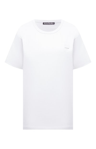 Женская хлопковая футболка ACNE STUDIOS, арт. 25E173/W