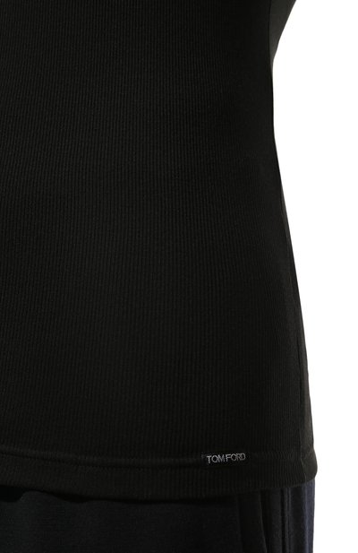 Майка TOM FORD черного цвета по цене 17600 руб., арт. T4D101210, фото 5 Майка TOM FORD, арт. T4D101210, фото 5