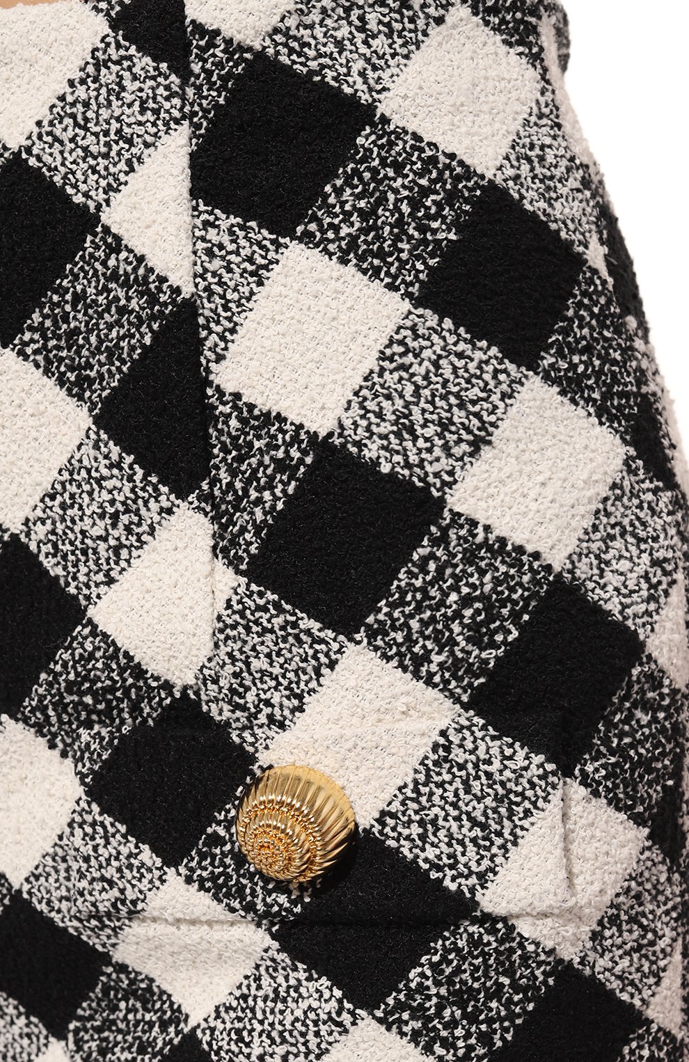 Твидовая юбка BALMAIN, арт. DF0LBA33/CF57, фото 5