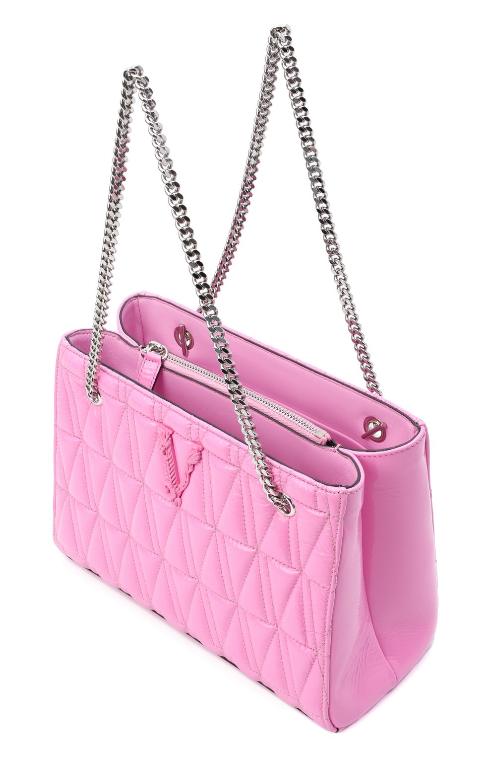 Сумка virtus VERSACE розового цвета по цене 227000 руб., арт. DBFH778/DNAPLT, фото 4 Сумка virtus VERSACE, арт. DBFH778/DNAPLT, фото 4