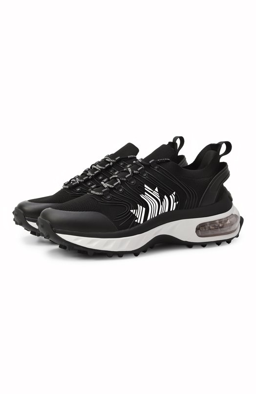 Текстильные кроссовки Bubble Dsquared2 SNM0446/59208414 Чёрно-белый SNM0446/59208414