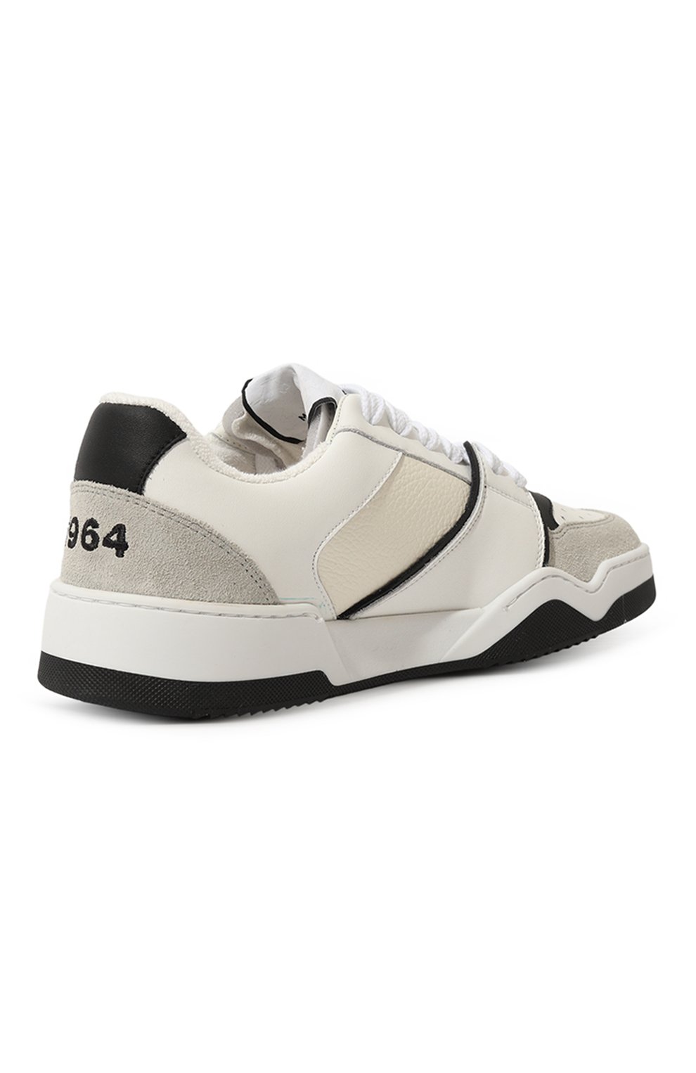 Кожаные кеды spiker DSQUARED2 белого цвета по цене 48800 руб., арт. SNW0315/01606243, фото 5 Кожаные кеды spiker DSQUARED2, арт. SNW0315/01606243, фото 5