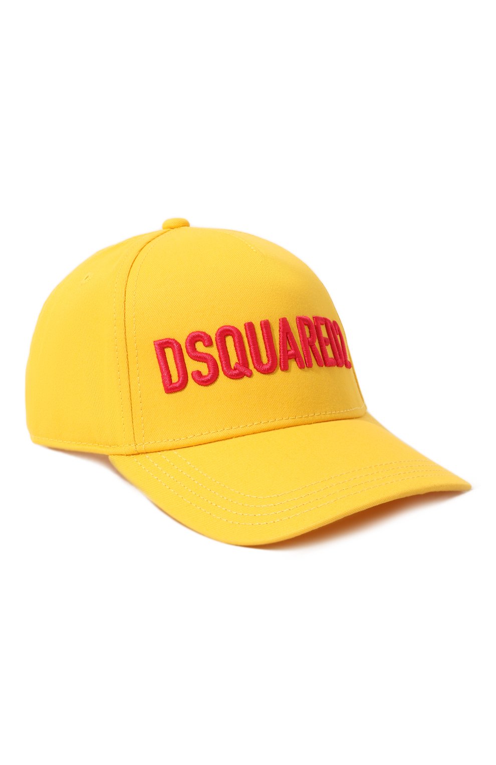 Хлопковая бейсболка DSQUARED2 желтого цвета по цене 16150 руб., арт. DQ1562/D00YT, фото 1 Хлопковая бейсболка DSQUARED2, арт. DQ1562/D00YT, фото 1