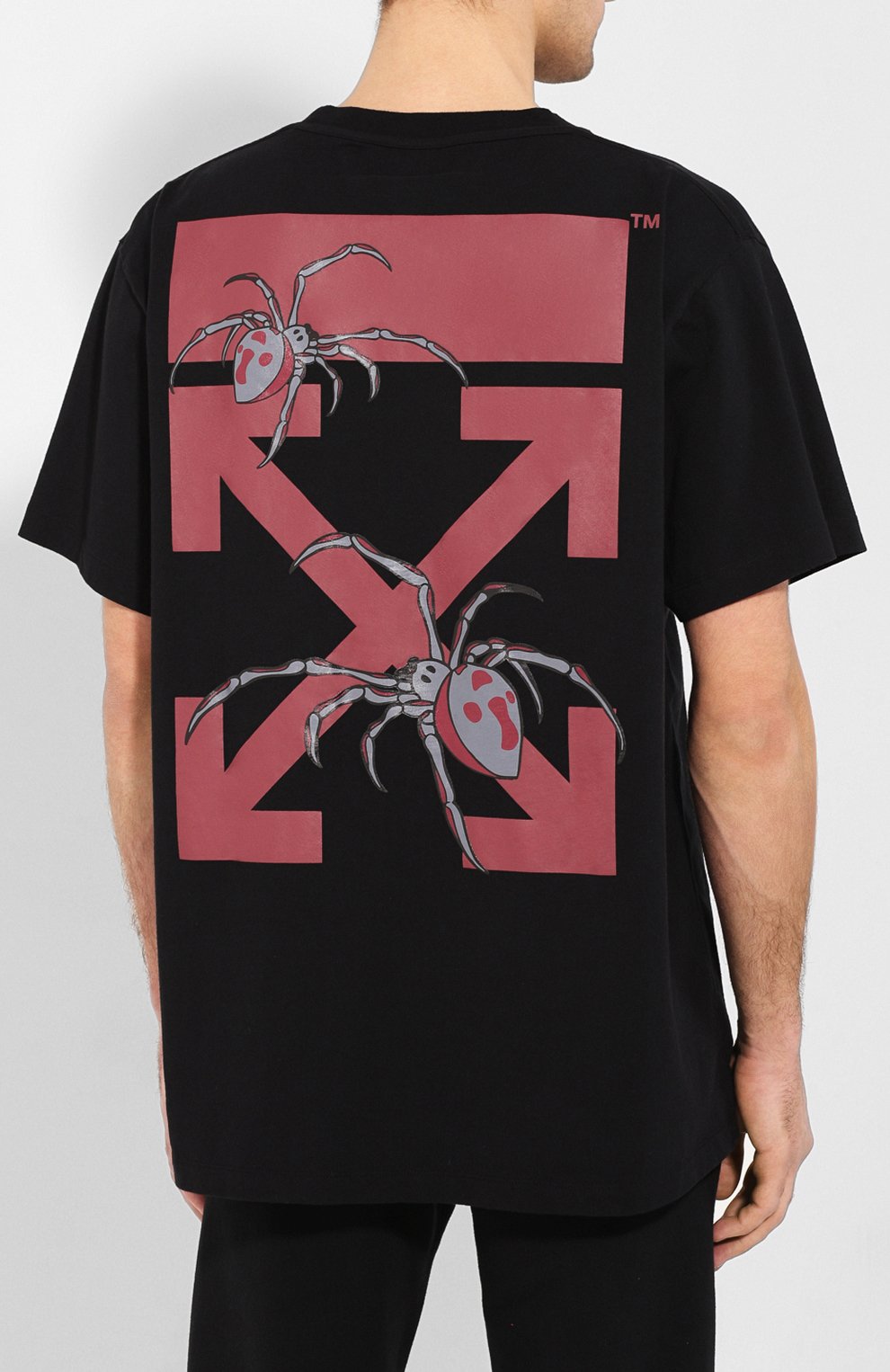 Хлопковая футболка OFF-WHITE, арт. 0MAA038S201850011024, фото 4