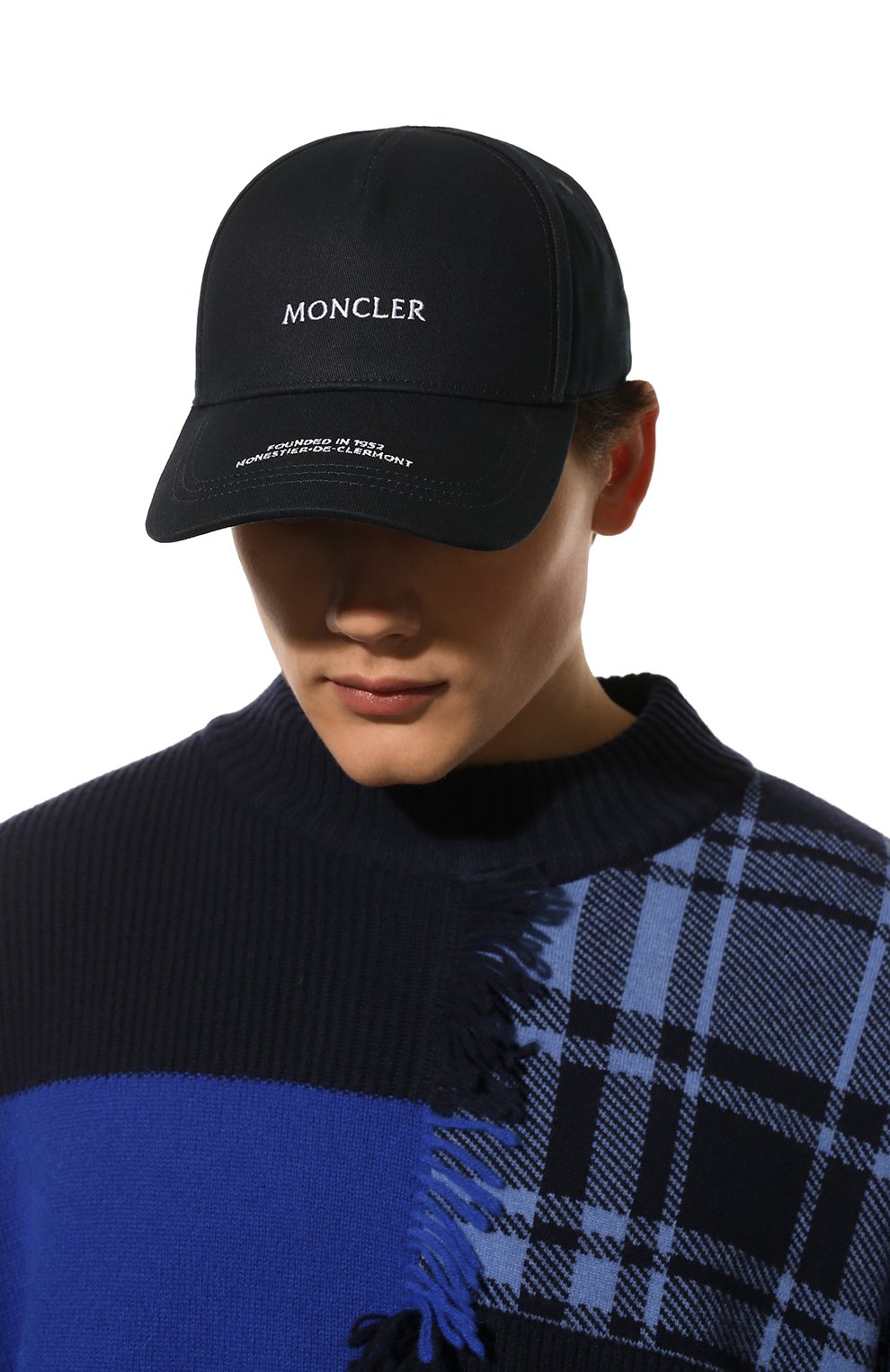 Хлопковая бейсболка MONCLER, арт. H1-091-3B000-25-04863, фото 2