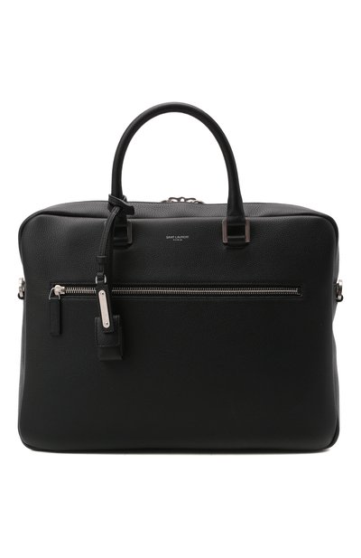 Мужская кожаная сумка для ноутбука sac de jour SAINT LAURENT, арт. 656670/DTI0E