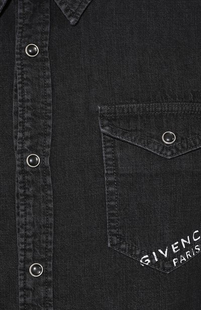 Джинсовая рубашка GIVENCHY, арт. BM60DR50BH, фото 5