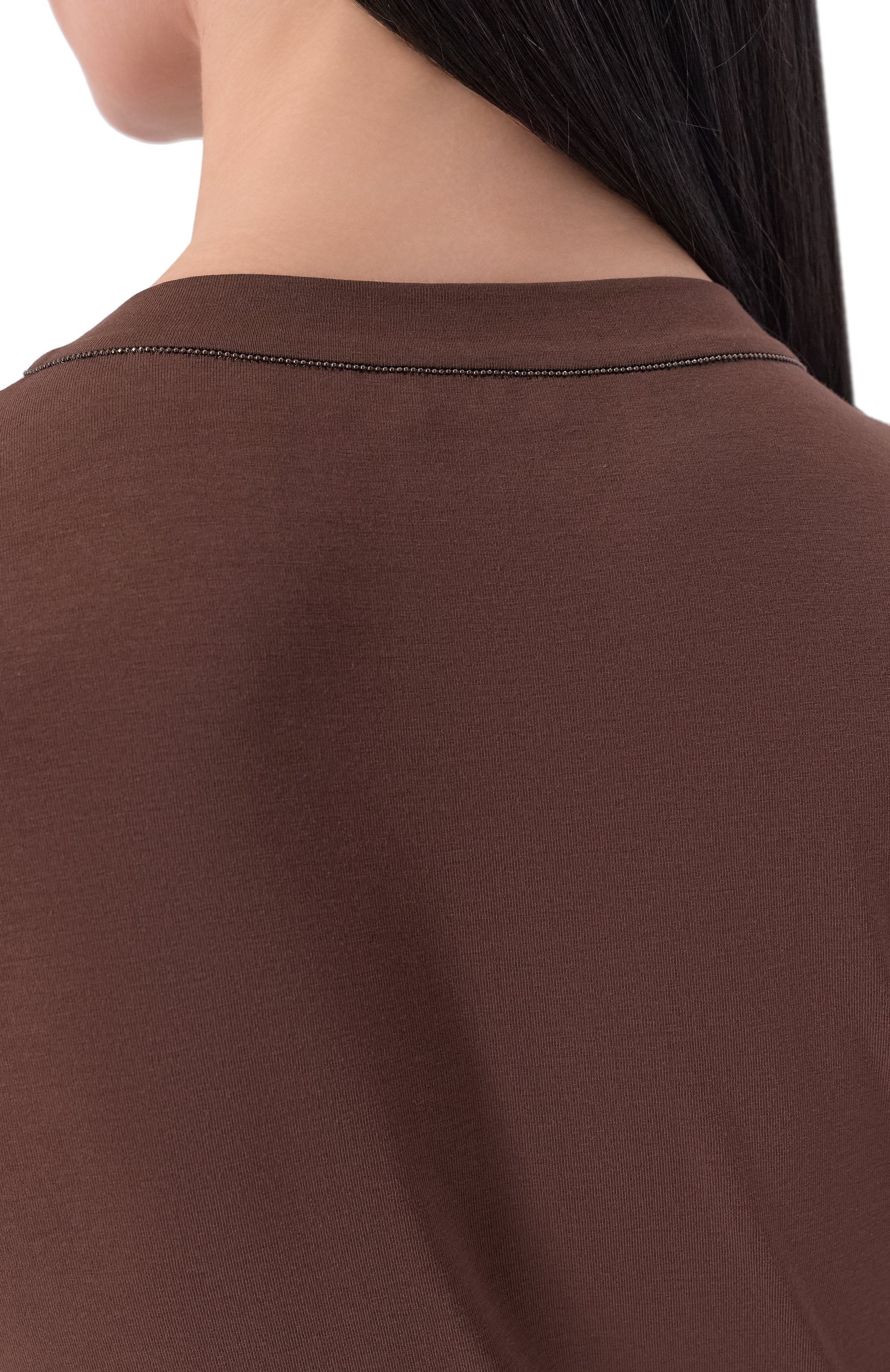 Хлопковый лонгслив BRUNELLO CUCINELLI, арт. MPT18B0107, фото 5