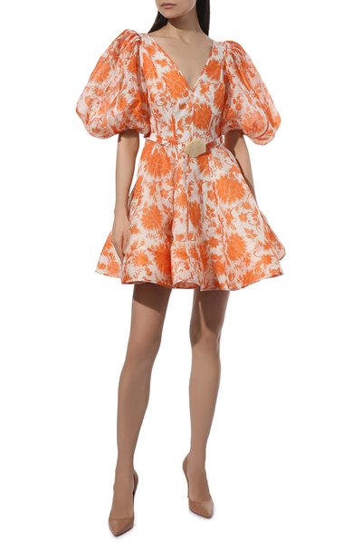 Платье изо льна и шелка ZIMMERMANN, арт. 2920DP0S, фото 2