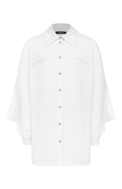 Женская рубашка из вискозы и льна FREEAGE, арт. WS25.BL016.2070.100