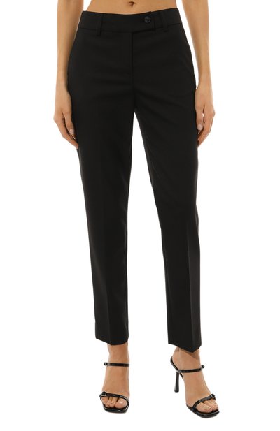 Брюки TRUSSARDI черного цвета по цене 29400 руб., арт. 56P00395-1T006188, фото 3 Брюки TRUSSARDI, арт. 56P00395-1T006188, фото 3