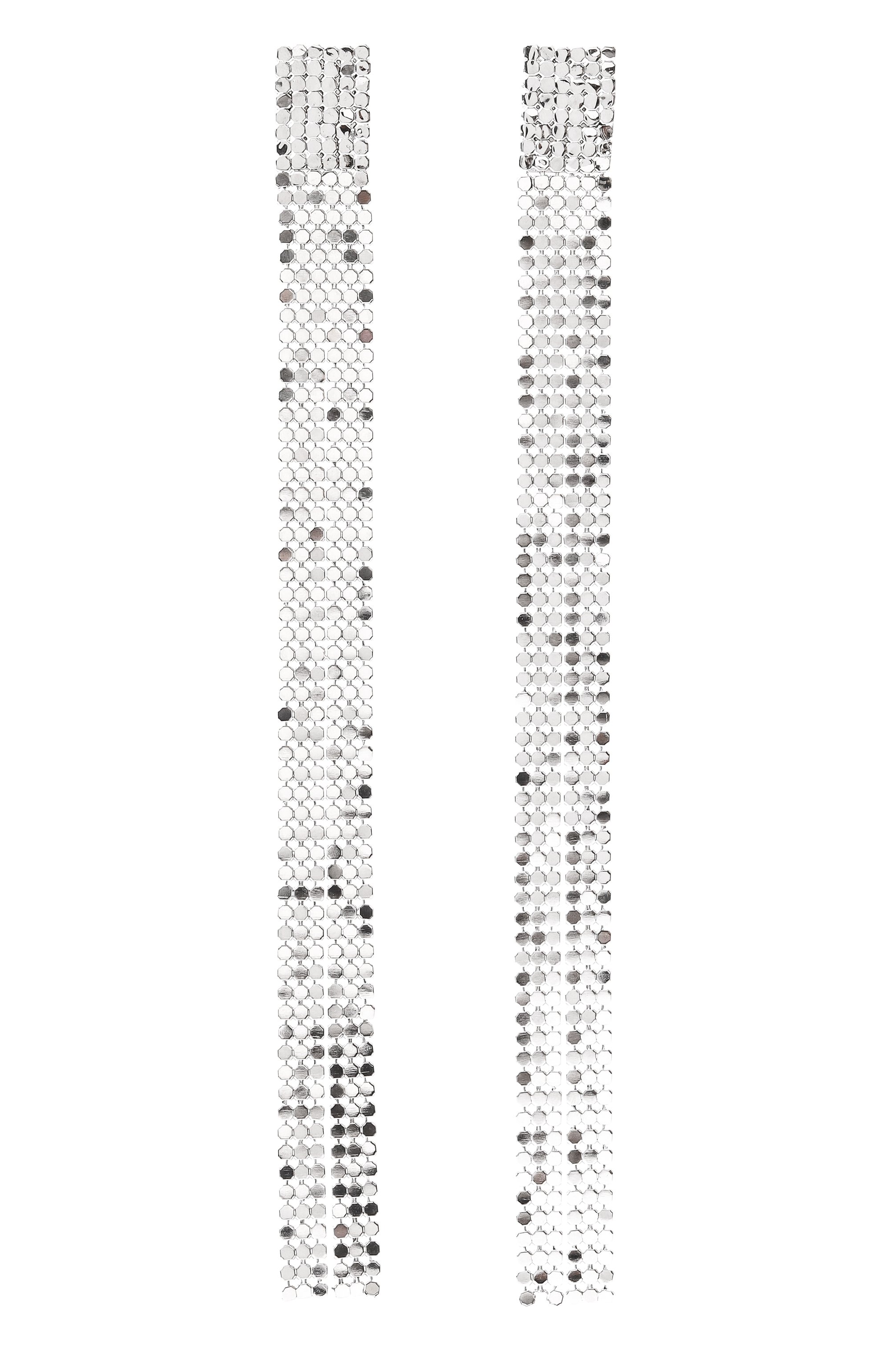 Клипсы JIL SANDER серебряного цвета по цене 94600 руб., арт. J12VG0227 P6959, фото 1 Клипсы JIL SANDER, арт. J12VG0227 P6959, фото 1