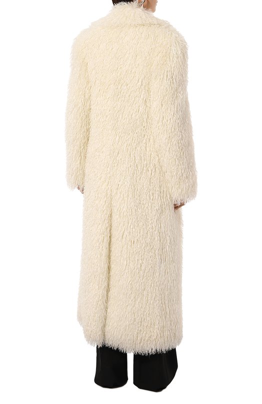 Шуба из экомеха Giuseppe di Morabito 03PFC0045 03308 Кремовый  03PFC0045 03308 Фото 4