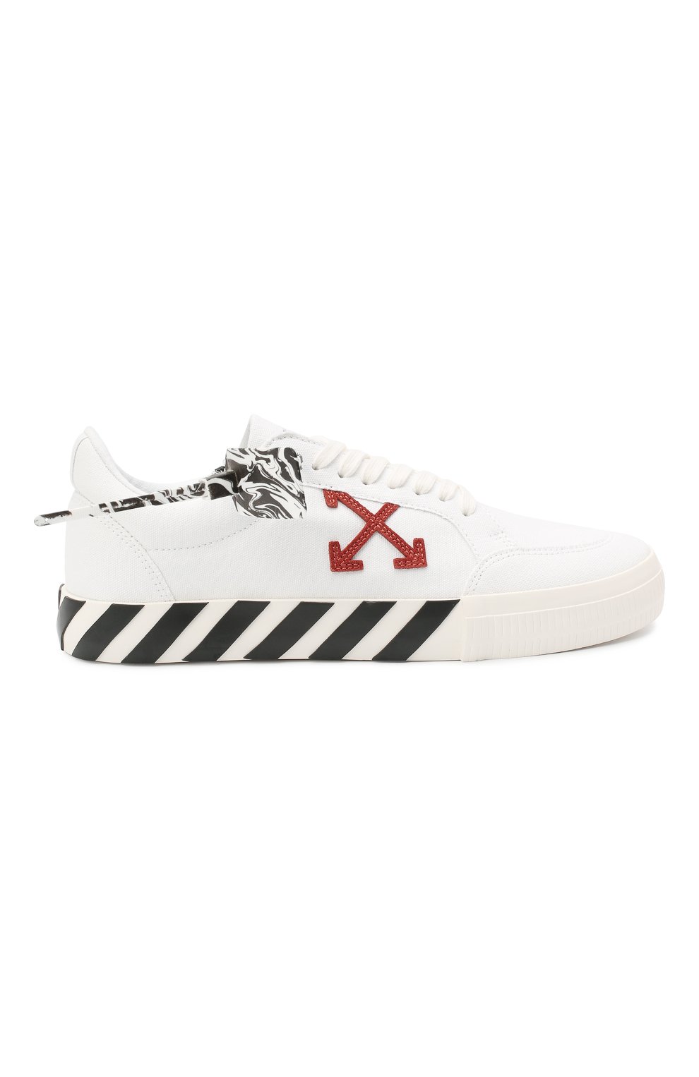 Текстильные кеды vulcanized OFF-WHITE, арт. 0MIA085R21FAB0020116, фото 6