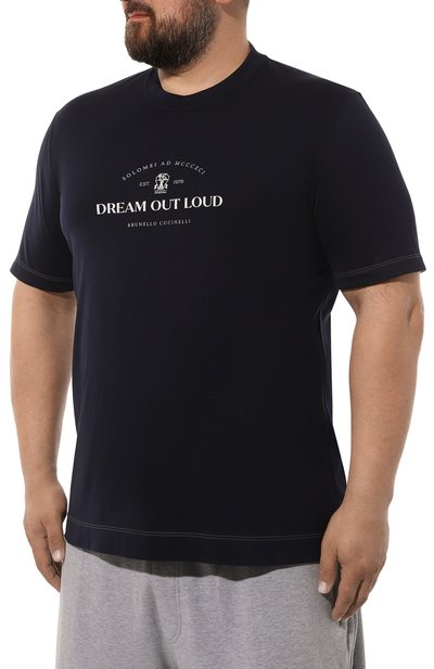 Хлопковая футболка BRUNELLO CUCINELLI, арт. M0T718431W, фото 3