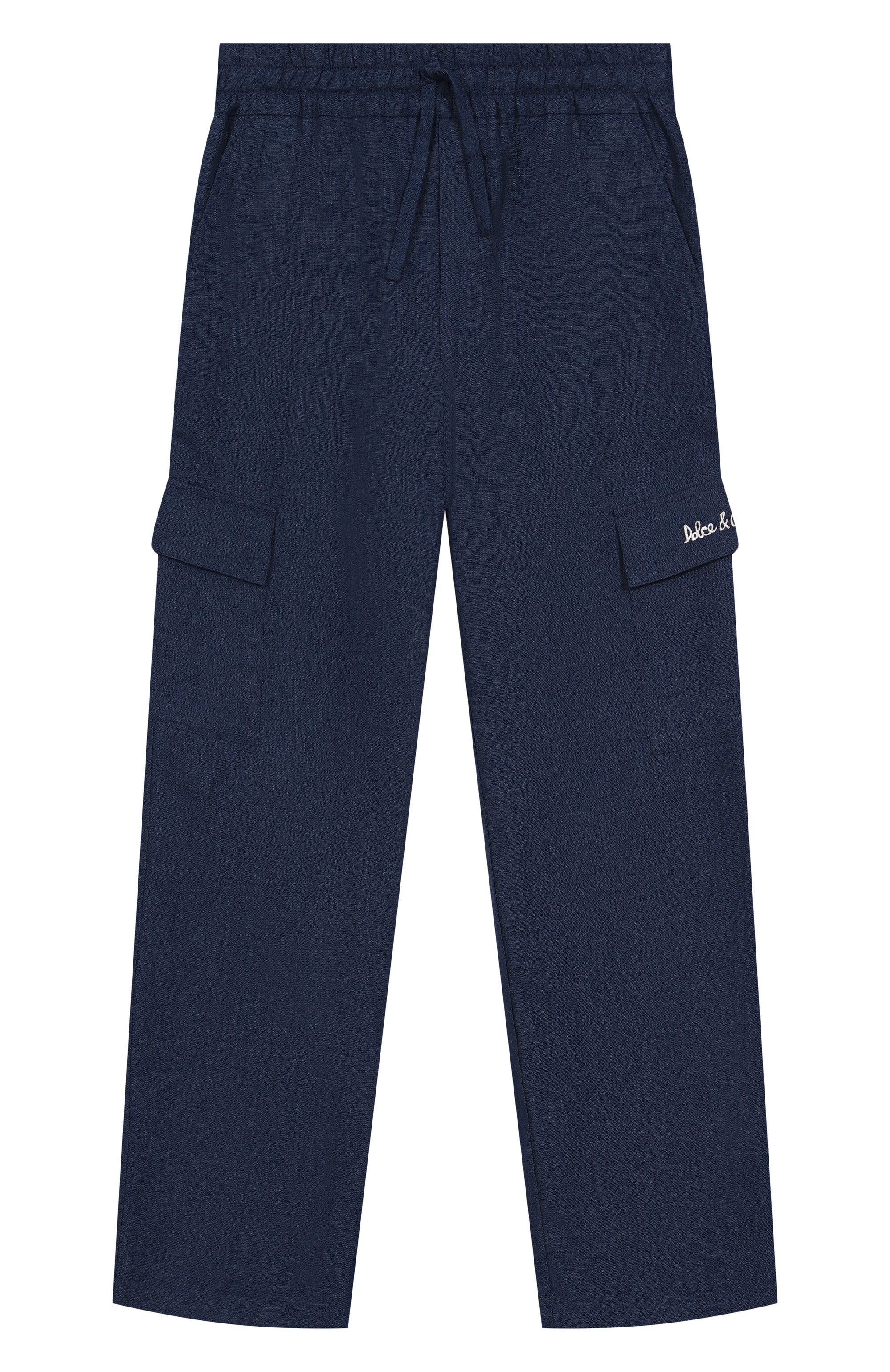 Льняные брюки-карго DOLCE & GABBANA, арт. L44P76/FU4GI/8-14, фото 1