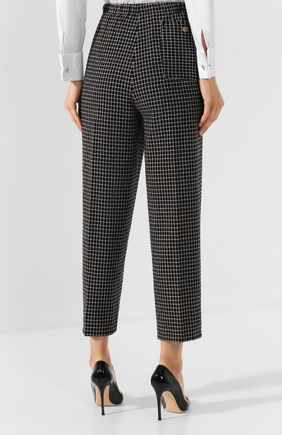 Брюки в клетку FORTE_FORTE, арт. 6743, фото 4