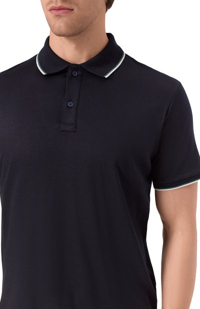 Поло из хлопка и лиоцелла PAUL&SHARK, арт. 15311711, фото 5