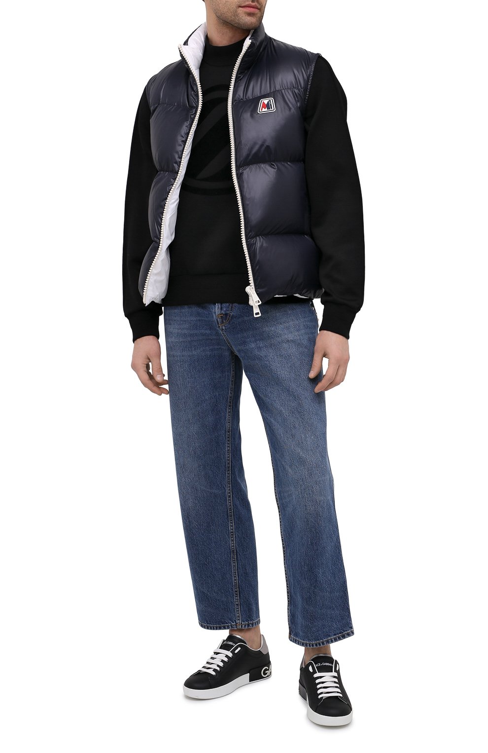 Кожаные кеды portofino на шнуровке DOLCE & GABBANA, арт. CS1587/AH527, фото 2