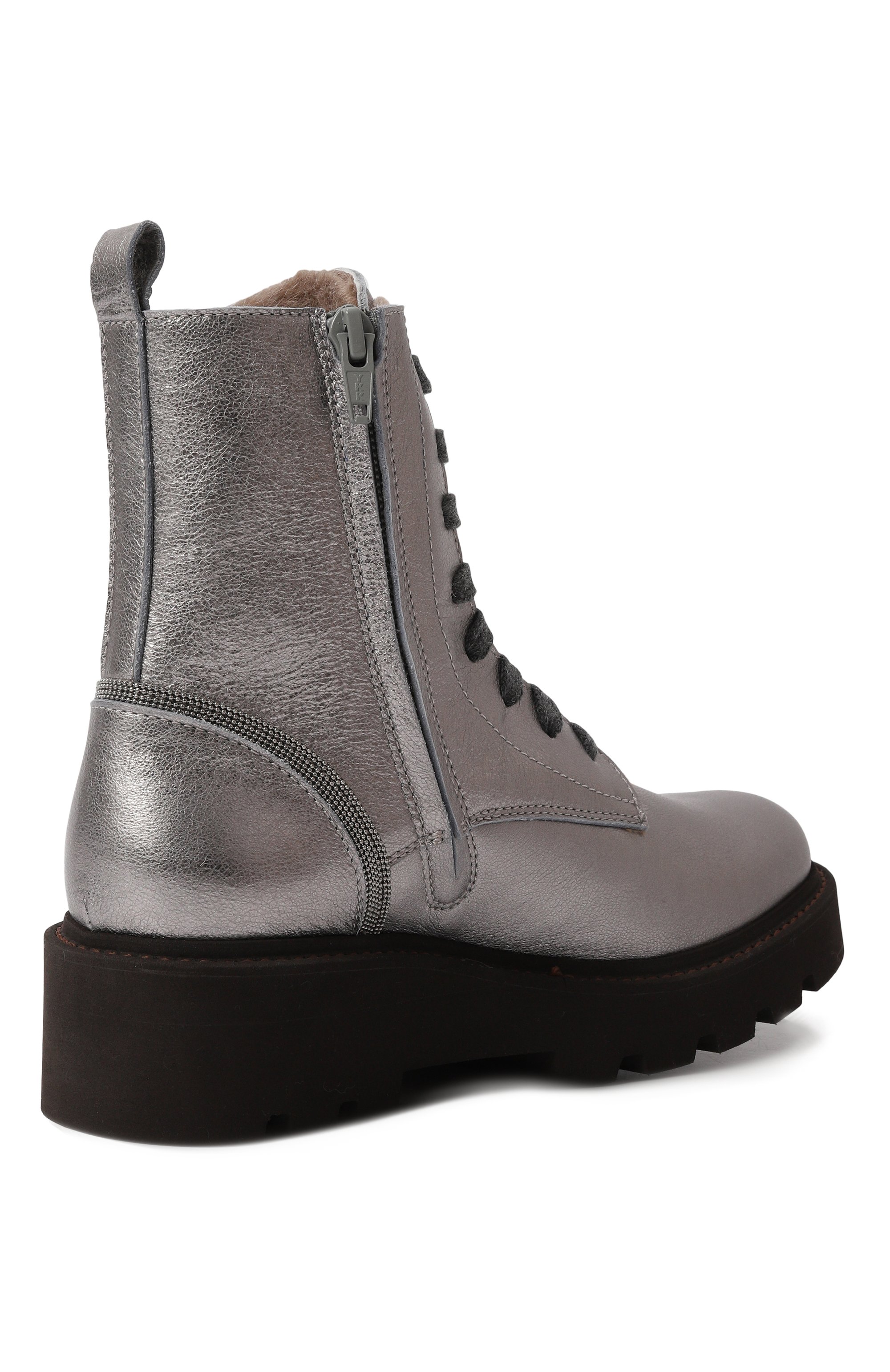 Кожаные ботинки BRUNELLO CUCINELLI, арт. BZLMN1G401, фото 3