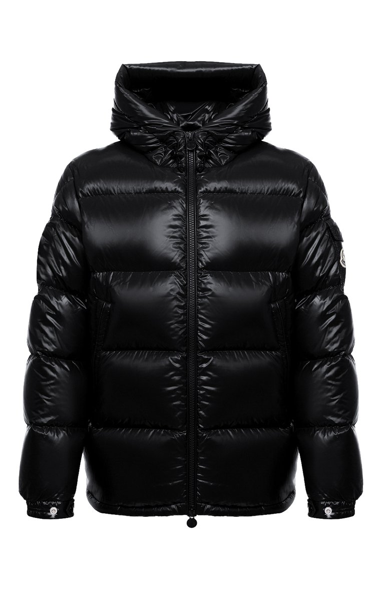 Мужская пуховик ecrins MONCLER черного цвета, арт. F2-091-1A545-00-68950 | Фото 1 (Материал внешний: Синтетический материал; Материал утеплителя: Пух и перо; Материал подклада: Синтетический материал; Рукава: Длинные; Длина (верхняя одежда): Короткие; Мужское Кросс-КТ: Верхняя одежда, Пуховик-верхняя одежда, пуховик-короткий; Стили: Спорт-шик; Кросс-КТ: Пуховик; Драгоценные камни: Проставлено; Материал сплава: Проставлено)