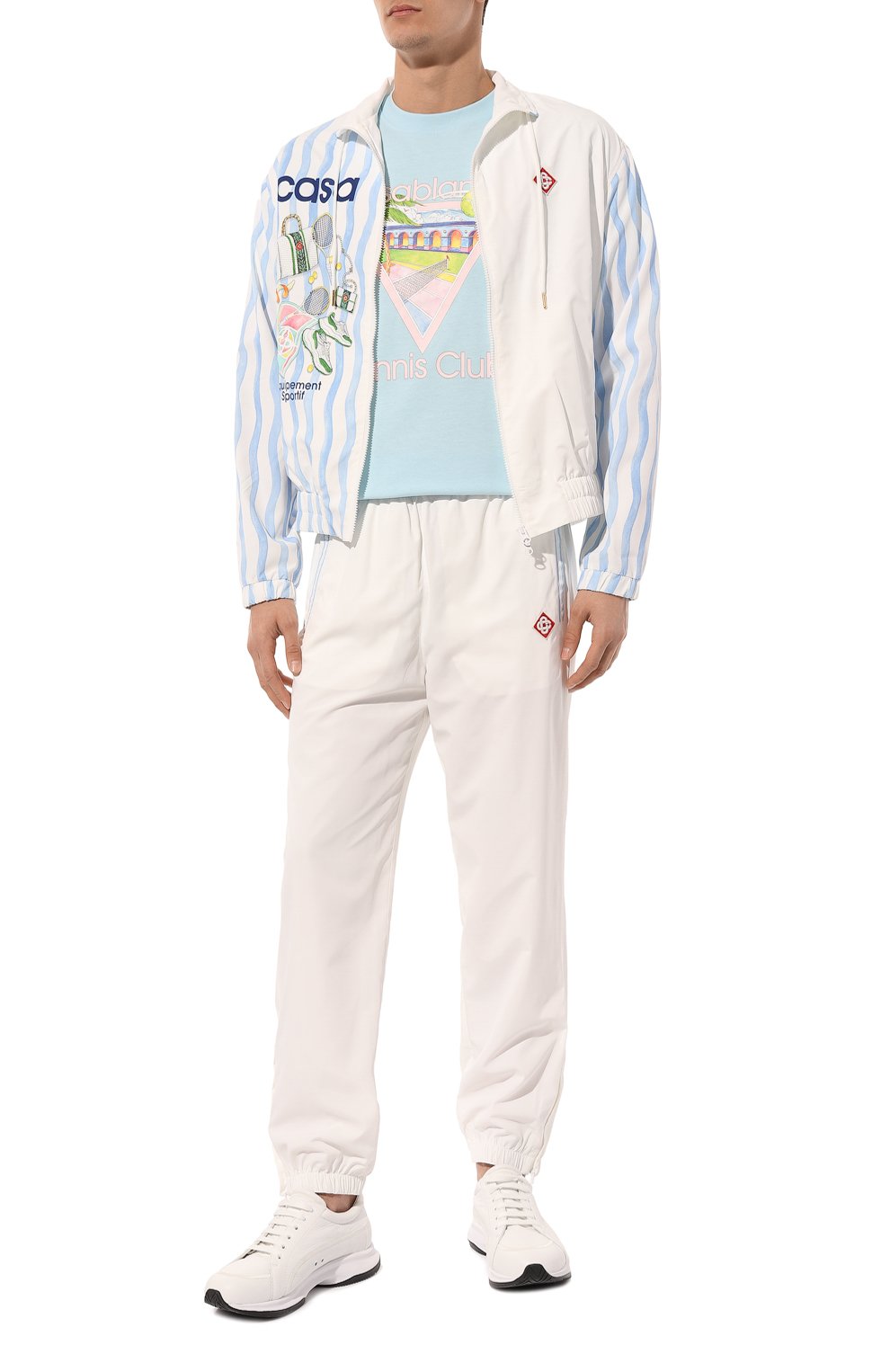 Хлопковая футболка CASABLANCA, арт. MPS24-JTS-001-04, фото 2