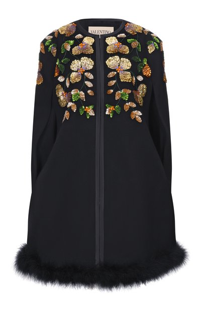 Женская кейп из шерсти и кашемира VALENTINO, арт. 8B3CG4Y5/6JA