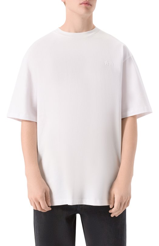 Хлопковая футболка Comme des Fuckdown CFABW01509 Белый  CFABW01509 Фото 3