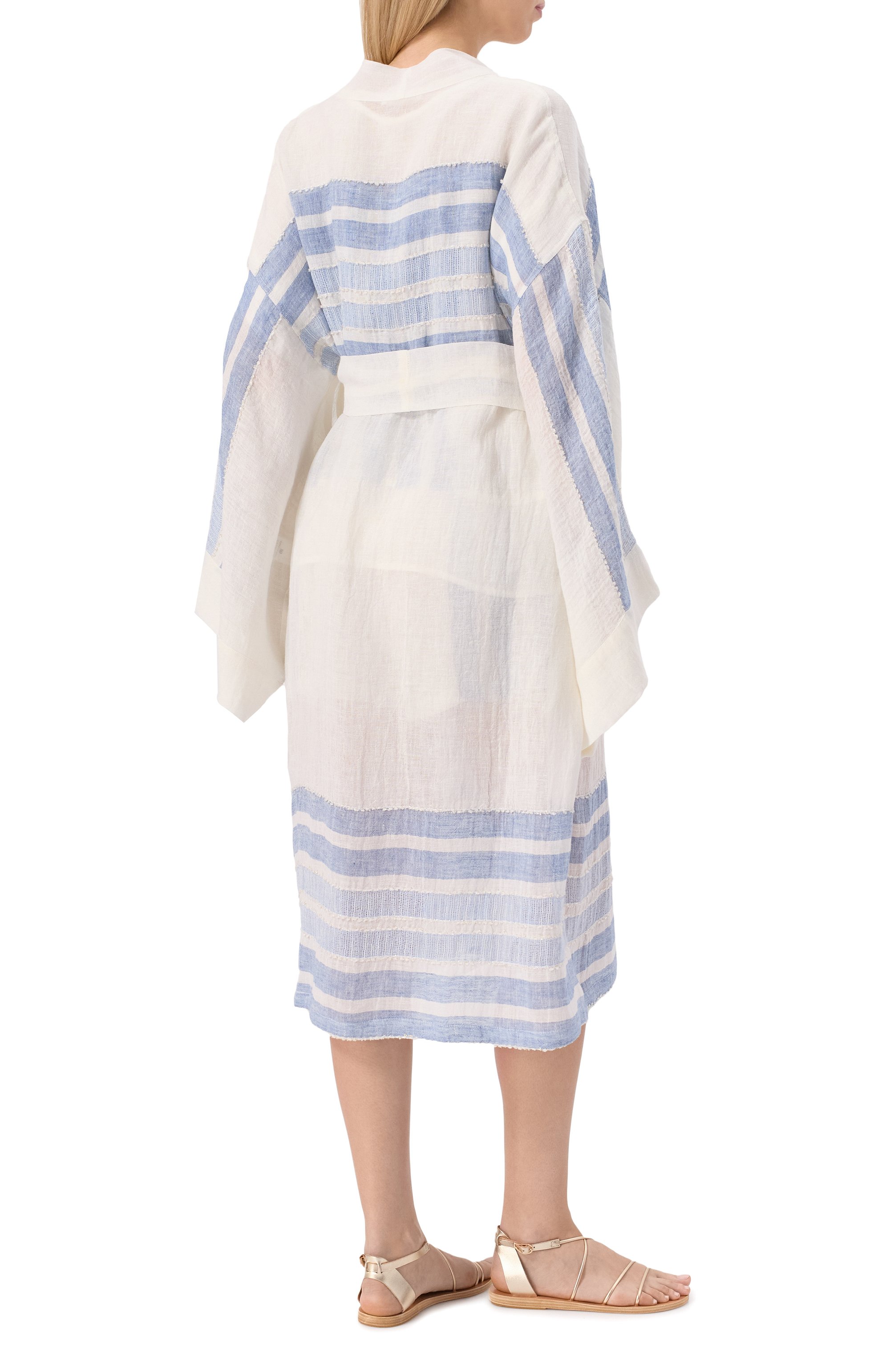 Кимоно изо льна и шелка MAURIZIO, арт. W07302979, фото 4