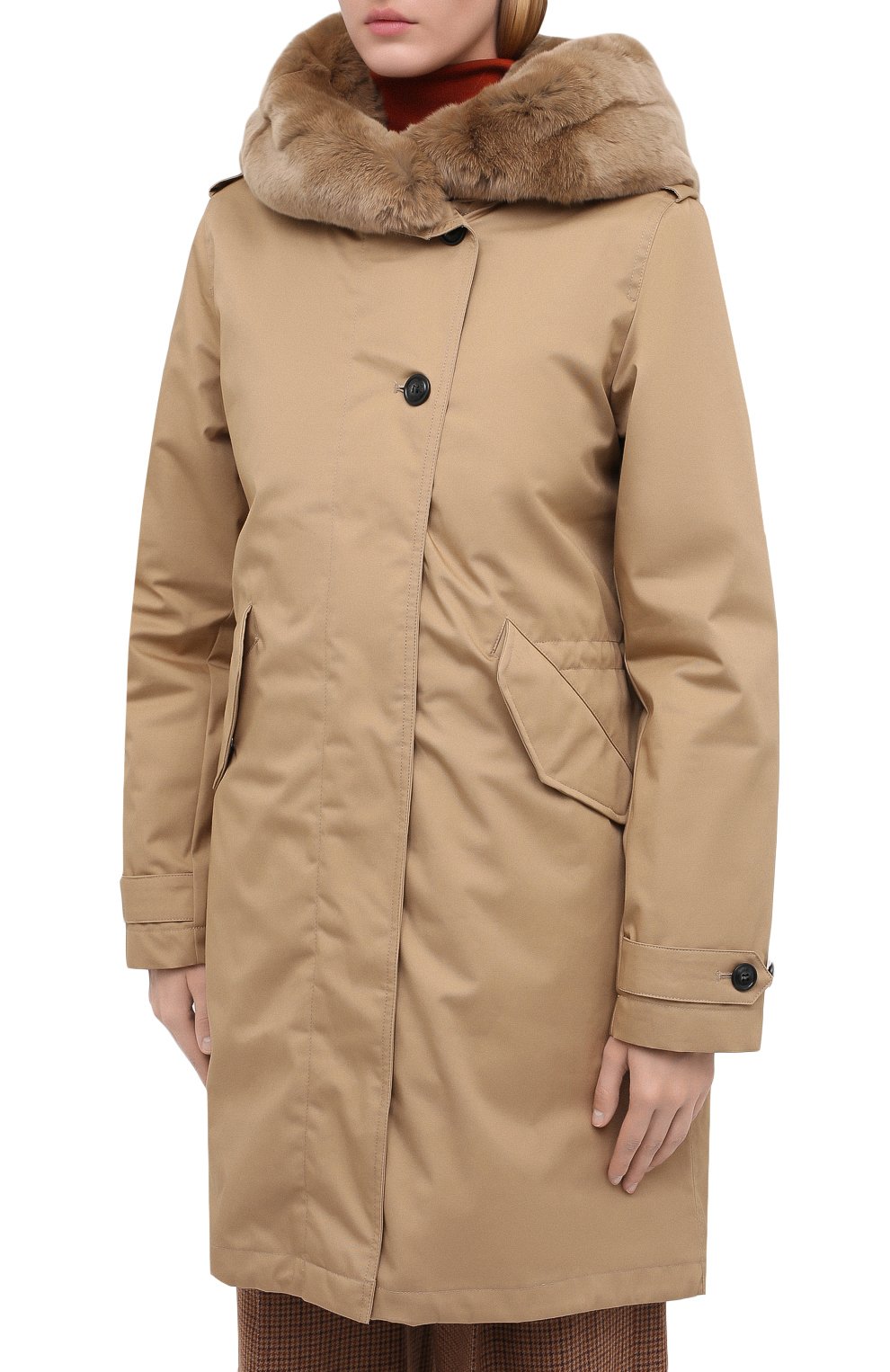 Парка с меховой подкладкой WOOLRICH, арт. CFWW0U0342FR/UT1974, фото 4