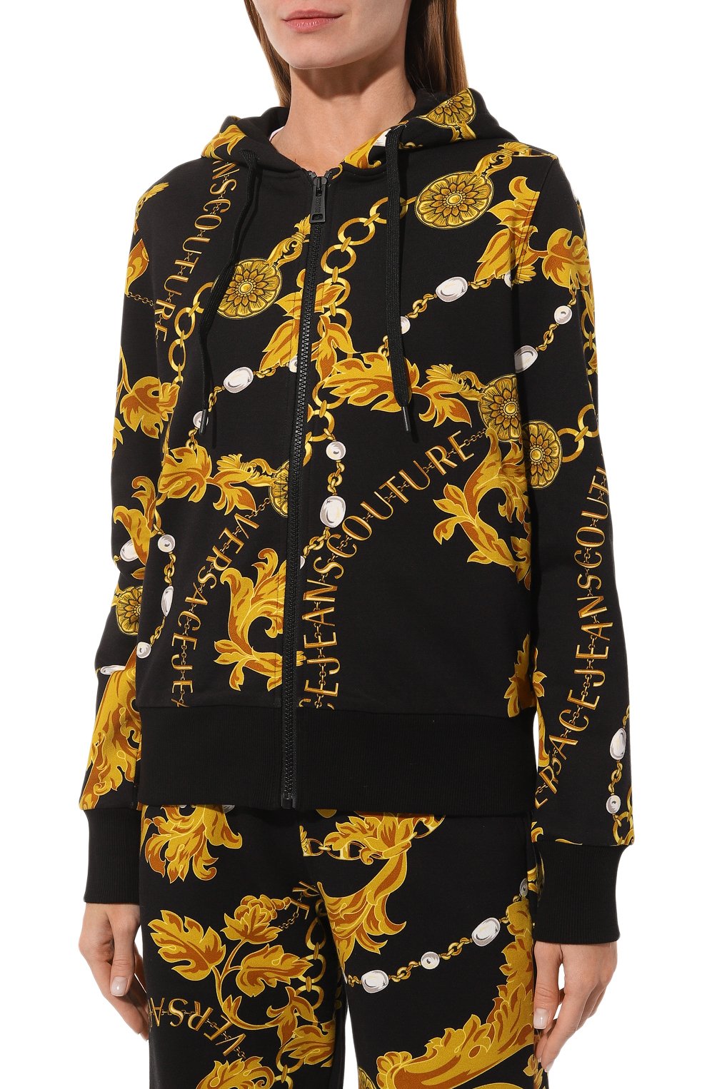 Хлопковая толстовка VERSACE JEANS COUTURE, арт. 75HAI306/FS111, фото 3