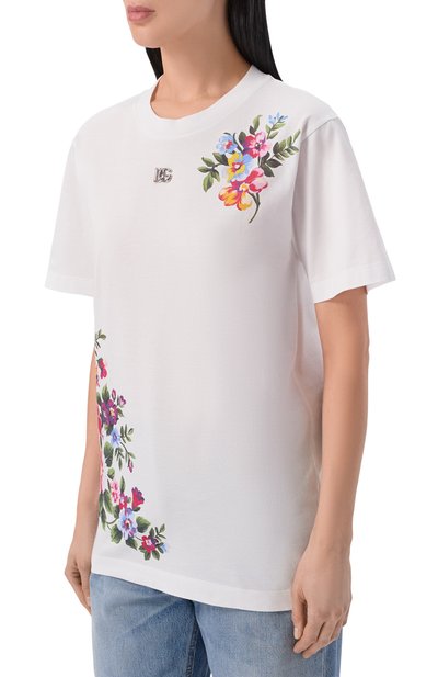 Хлопковая футболка DOLCE & GABBANA, арт. F8U04T/GDDQ0, фото 3