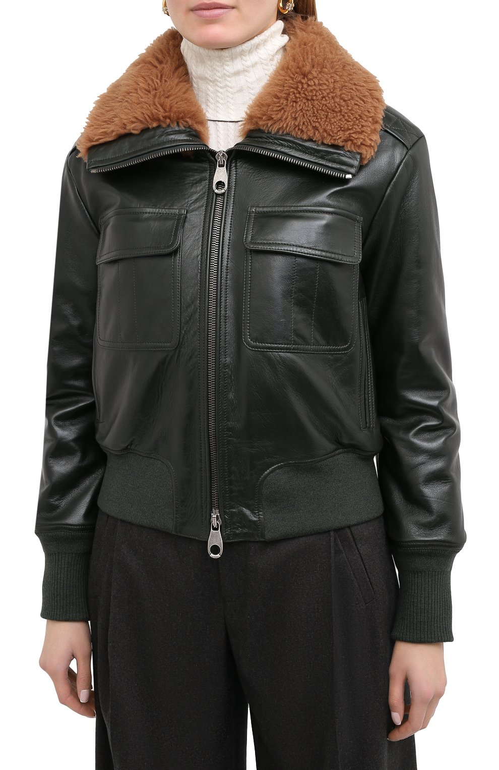 Кожаная куртка CHLOÉ, арт. CHC20WCV02210, фото 3