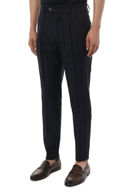 Брюки из хлопка и шерсти BRUNELLO CUCINELLI, арт. MS484B2299, фото 3