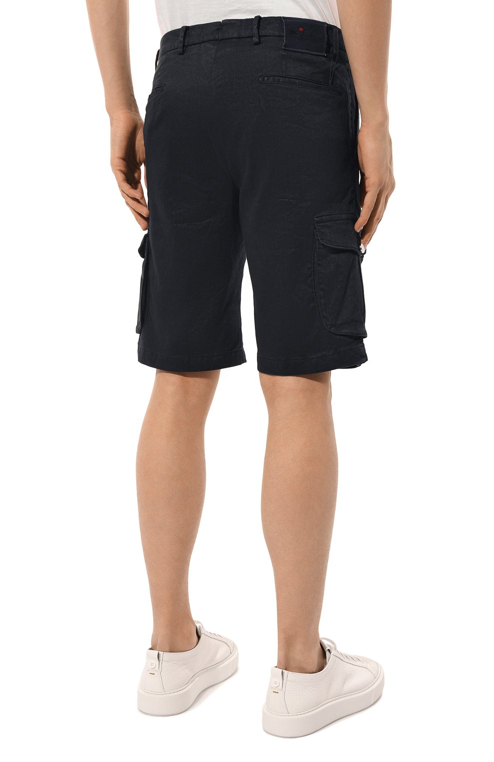 Шорты изо льна и хлопка KITON, арт. UFPPBK0604D, фото 4