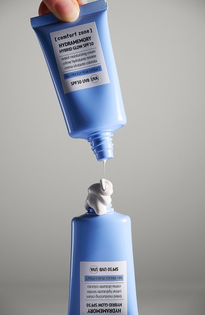 Тонирующий увлажняющий крем для лица hydramemory spf30 (40ml) COMFORT ZONE бесцветного цвета по цене 6780 руб., арт. 12638, фото 2 Тонирующий увлажняющий крем для лица hydramemory spf30 (40ml) COMFORT ZONE, арт. 12638, фото 2