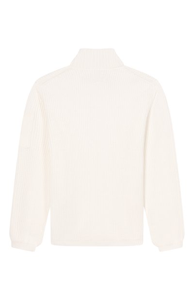 Хлопковый кардиган C.P. COMPANY молочного цвета по цене 26800 руб., арт. CMW00P/LHE36_001, фото 2 Хлопковый кардиган C.P. COMPANY, арт. CMW00P/LHE36_001, фото 2