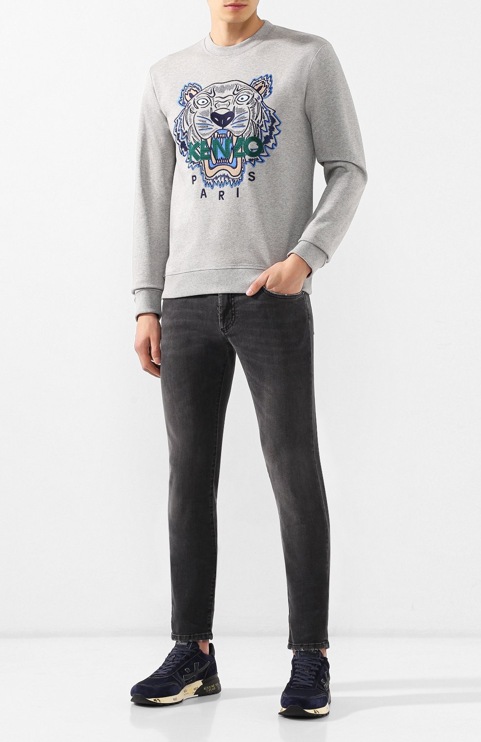Хлопковый свитшот KENZO, арт. F965SW0014XA, фото 2