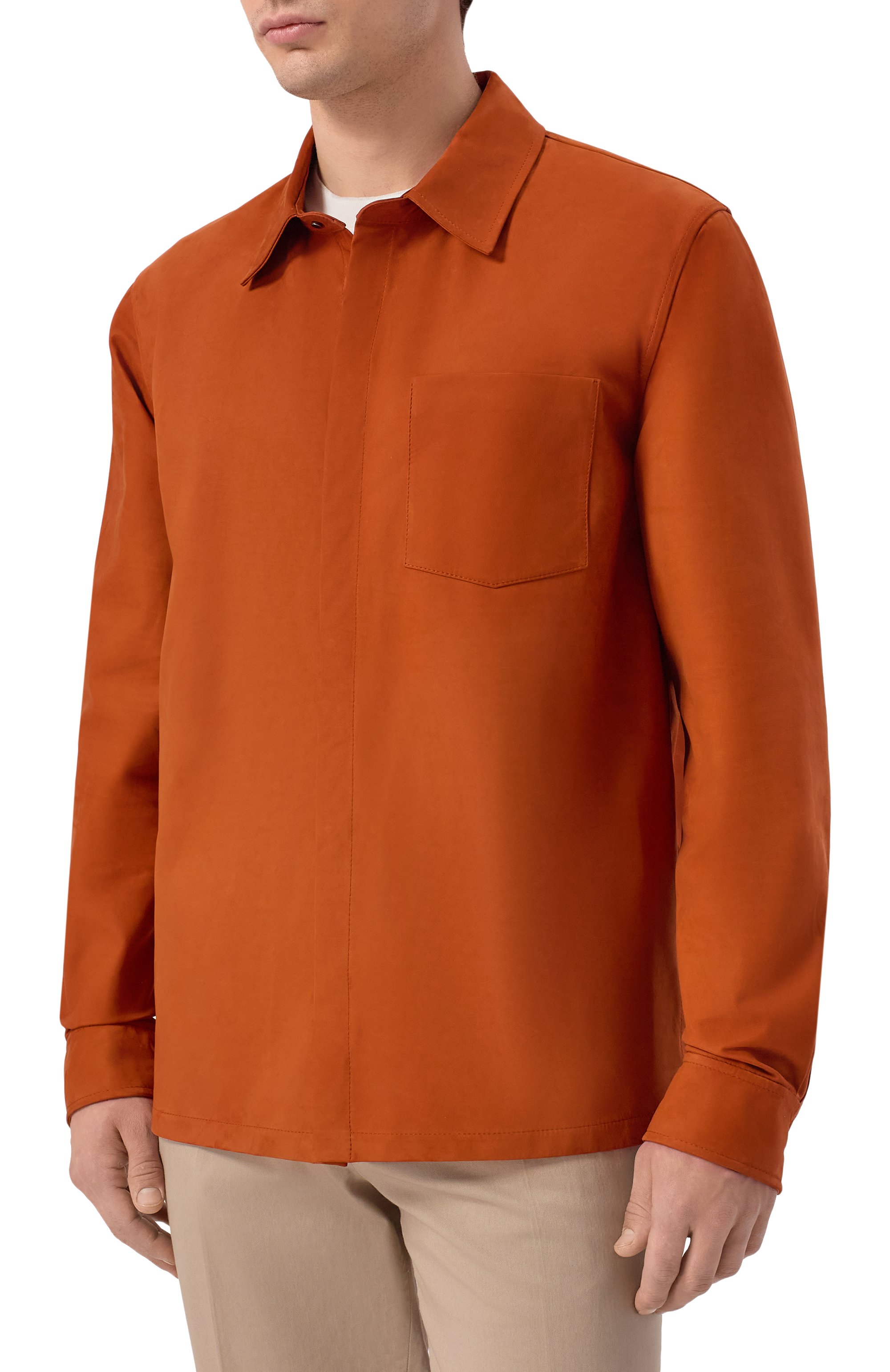 Кожаная рубашка MVST, арт. M26.2PM.L030/BABY, фото 3