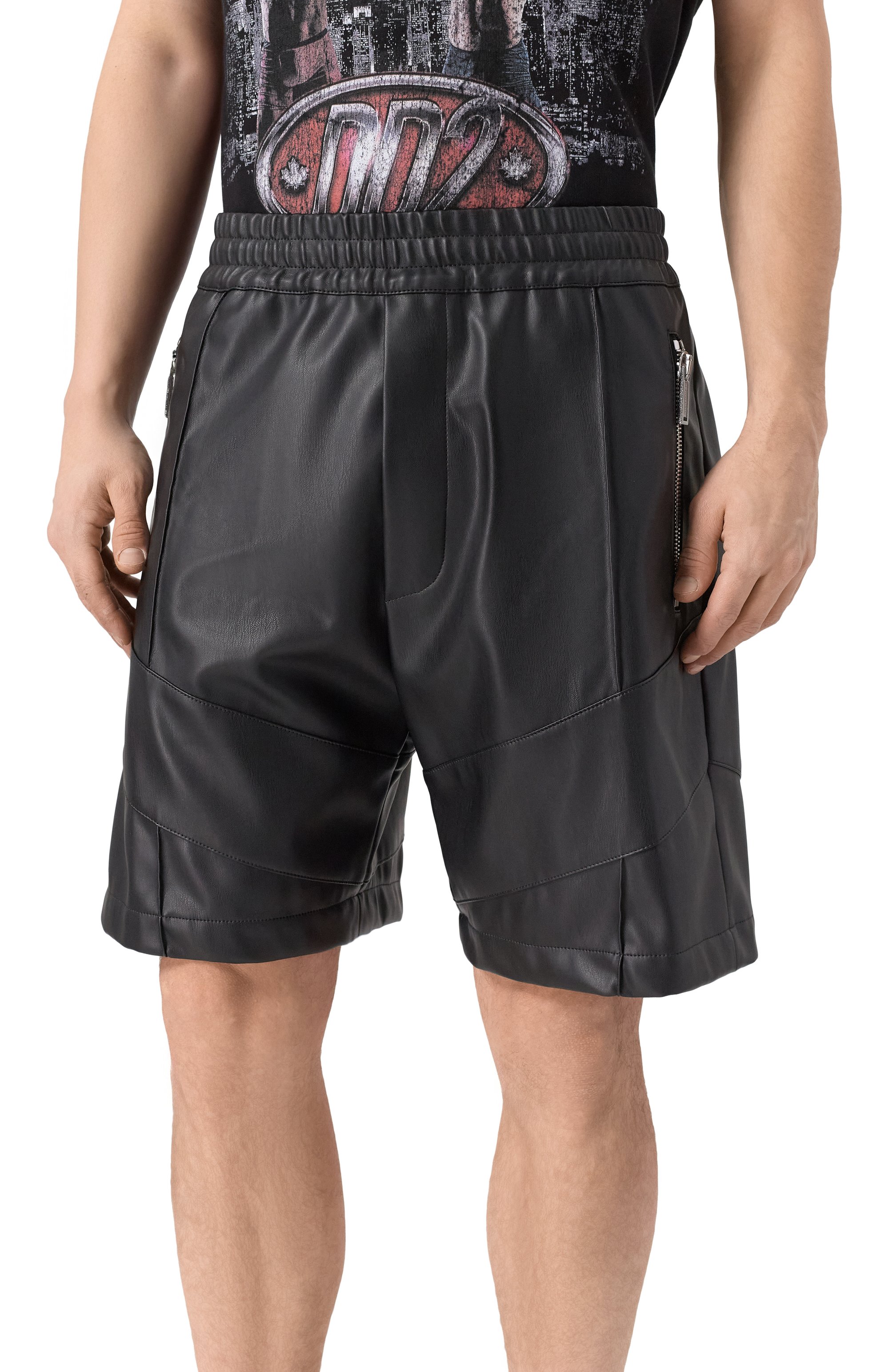 Шорты из экокожи DSQUARED2, арт. S74MU0966/S60340, фото 3