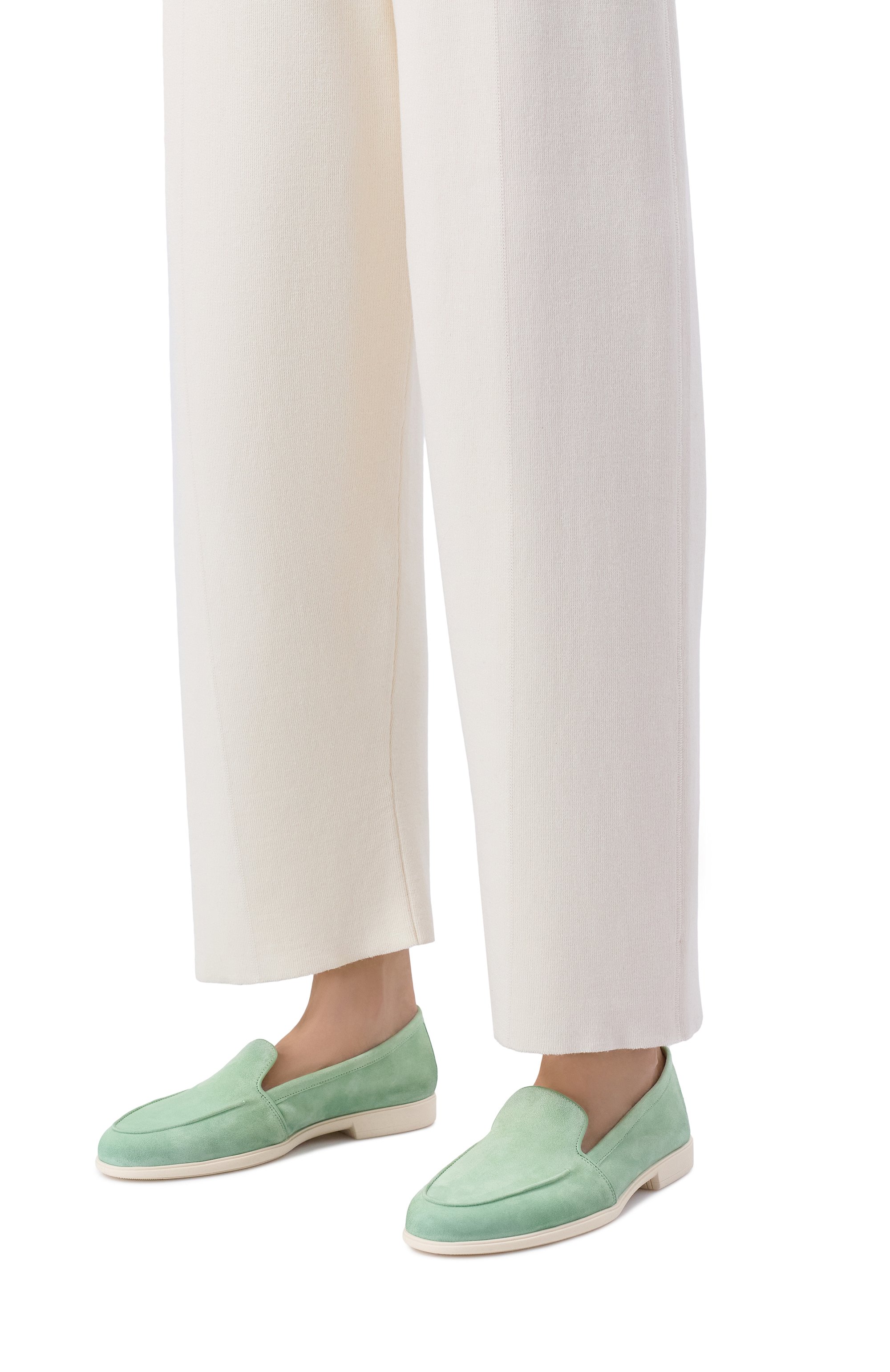 Замшевые лоферы SANTONI, арт. WULG72051AS1SAEA, фото 2