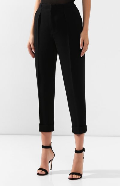 Шерстяные брюки ROLAND MOURET черного цвета по цене 79200 руб., арт. PS20/S0103/F4044, фото 3 Шерстяные брюки ROLAND MOURET, арт. PS20/S0103/F4044, фото 3